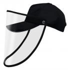 Face Protection Shield Fishing Hat Bucket Sun Hat Full face Protective Cap for Men and Women, Anti-Fog, Anti-Dust, Windproof Dustproof Hat-Mounted UV Protection Hat