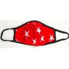 Face Mask Mouth Cover Protection Washable Reusable Breathable Filter Pocket Red Star