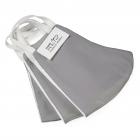 Small, S/M, Standard Reusable Face Mask, Gray, 10 Pack