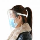 Cathery 1pc Adjustable Full Face Shield Clear Flip-Up Visor Industry Medical Work Guard