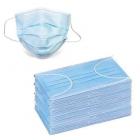 100 Disposable Face Masks, 3-ply Breathable Dust Protection Masks, Elastic Ear Loop Filter Mask