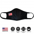 Fashion Washable Reusable Soft Double Layers Cotton Face Covering Mask Adults American Flag - Made In USA