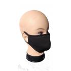 Face Nose Mask Unisex Washable Reusable Soft Double Layer Cotton Filter Packet Color Black