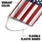 American Flag 1-Ply Reusable Face Mask Covering, Unisex