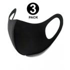 Reusable Washable Polyester Face Covering Mask Water Resistant Adults Pack 0f 3