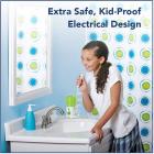 Waterpik Countertop Water Flosser For Kids WP-260, White