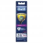 Oral-B CrossAction Electric Toothbrush Replacement Brush Head Refills, Black, 2 Count