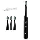 5 Mode 4 Brush Heads Electric Toothbrush Oral Care Teeth Electronic Cleaning Health Waterproof Usb Rechargeable