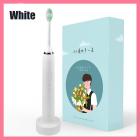 Inductive Charging Waterproof Sonic Electric Toothbrush with 2 Toothbrush Heads + Face Cleaning Brush Head