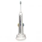 Pyle Health Ultrasonic Wave Electric Toothbrush with Automatic Charging Dock Base, Ultra Quiet Operation - White