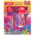 Colgate Kids Toothbrush, Toothpaste, Mouthwash Gift Set - Trolls