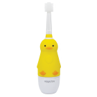 Brilliant® Kids Sonic Toothbrush Duck Character with MegaTen Sonic Vibration & Led Light, Uses 1 AAA Battery, 15,000 Super-Fine Micro Bristles Make Brushing Fun for Parent and Child, Ages 3 and up