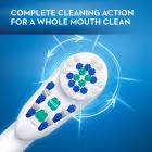 Oral-B Complete Deep Clean Battery Powered Toothbrush Replacement Brush Heads, 2 Count