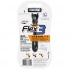 BIC Flex 3 Hybrid Men's Disposable Razor, 1 Handle, 5 Cartridges