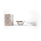 Peacock Rose Gold Plug-in Fragrance Warmer Diffuser for Scented Wax Cubes & Essential Oils