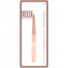 LUXE STUDIO Rose Gold Collection Stainless Steel Square Tip Tweezers