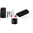 Blackheads and Pimples Remover Tools, Tweezers & Manicure Set + Tarter Scraper -Scaling Instrument, Toothpick & Oral Mouth Mirror