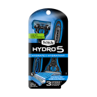 Schick Hydro 5 Hydrate Men's Disposable Razors, 3 Ct