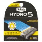Schick Hydro 5 Sense Energize Men's Razor Blade Refills, 4 Ct
