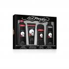 Ed Hardy Skulls and Roses Grooming Set for Men, 4 pc