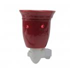 Ceramic Plug-In Wax Warmer - Solid Burgundy Design