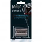 Braun Shaver Replacement Part 52 B Black - Compatible with Series 5 shavers
