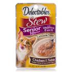 Delectables Lickable Cat Treats - Stew Senior 10 yrs+ Chicken & Tuna, 1.4 Oz.