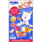Inaba Ciao Juicy Bites Tuna and Chicken Flavor Cat Treats, 3 packs