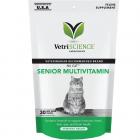 VetriScience Laboratories Nu Cat Senior Multivitamin for Cats, 30 Bite-Sized Chews