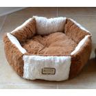 Armarkat Pet Bed, C02NZS/MB, Brown & Ivory
