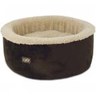 AFP Curl and Cuddle Cat Bed, Brown