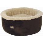 AFP Curl and Cuddle Cat Bed, Brown