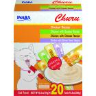 Inaba Churu Grain-Free Chicken Cat Treats Variety Box, 20 Tubes