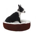 Caden 23 in. W x 23 in. L Corduroy Pet Bed in Taupe