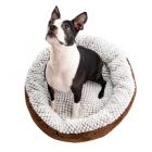 Caden 23 in. W x 23 in. L Corduroy Pet Bed in Taupe