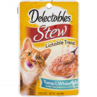 Delectables Lickable Cat Treats - Stew Tuna & Whitefish, 1.4 Oz.