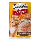 Delectables Lickable Treat - Stew Senior 15 yrs+ Chicken & Tuna, 1.4oz