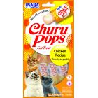 Inaba Churu Pops Moist & Juicy Cat Treat, Chicken Recipe, 4 Tubes