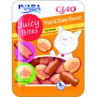 Inaba Ciao Juicy Bites Fish and Clam Flavor Cat Treats, 3 packs