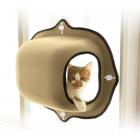 K&H Pet Products EZ Mount Window Cat Bed, Small, Green