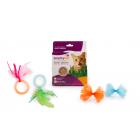 SmartyKat Cat Supplies Value Pack: Mesh Toy, Feather and Mesh Toy, Sweet Greens Grow Kit