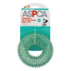 ASPCA Orange Squeaky Glitter Ring Dog Toy