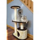 Iconic Pet 3-Tier Cat Tree Condo with Multiple Posts, Beige/Brown