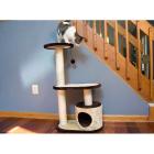 Iconic Pet 3-Tier Cat Tree Condo with Multiple Posts, Beige/Brown