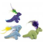 Pet Zone Dino Friends Cat Toy, 3 Count