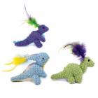 Pet Zone Dino Friends Cat Toy, 3 Count