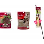 Petlinks Cat Supplies Value Pack: Refillable Catnip Toy, Catnip, Wand Toy