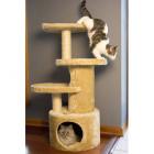Iconic Pet Dual Post Cat Tree Condo Tower, Beige
