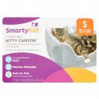 SmartyKat Kitty Canyon Cat Bed, Grey Circles