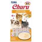 Inaba Churu Grain-Free Puree Chicken Flavor Cat Treats, 24 Tubes